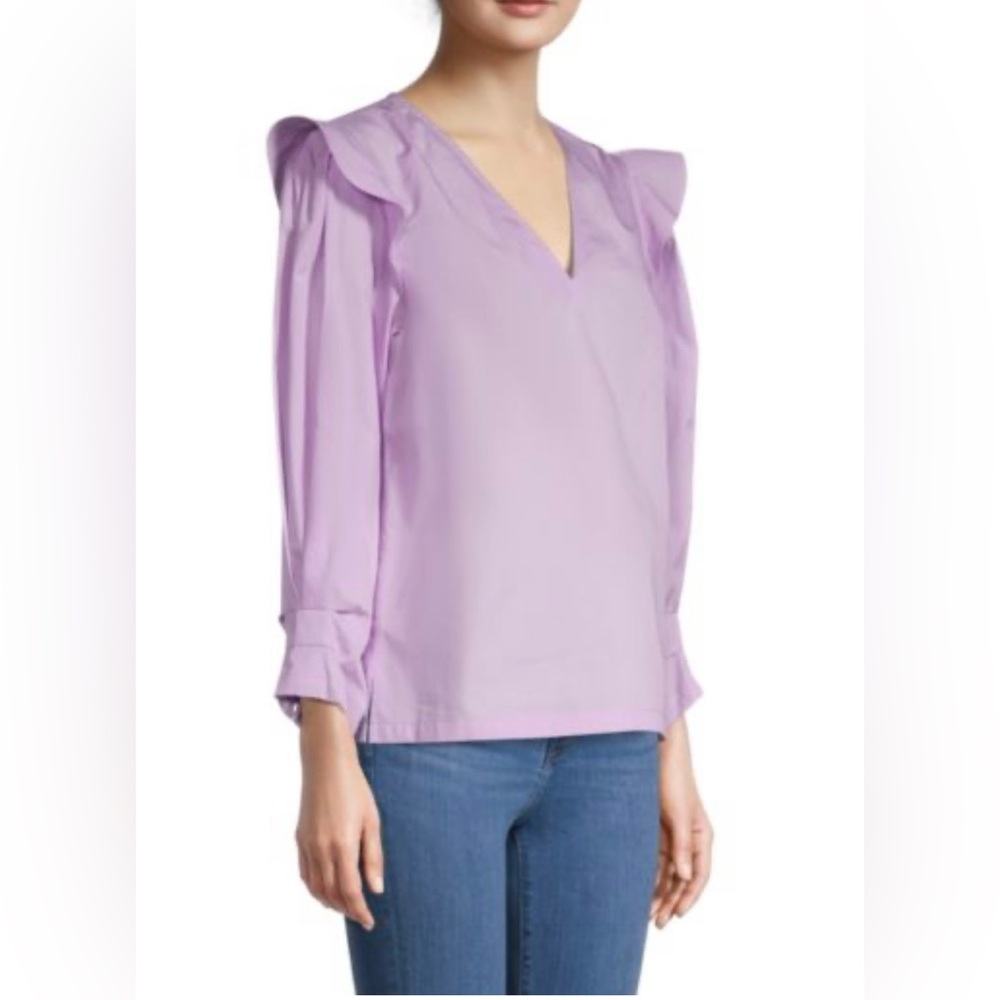 Derek Lam 10 Crosby V-Neck Top